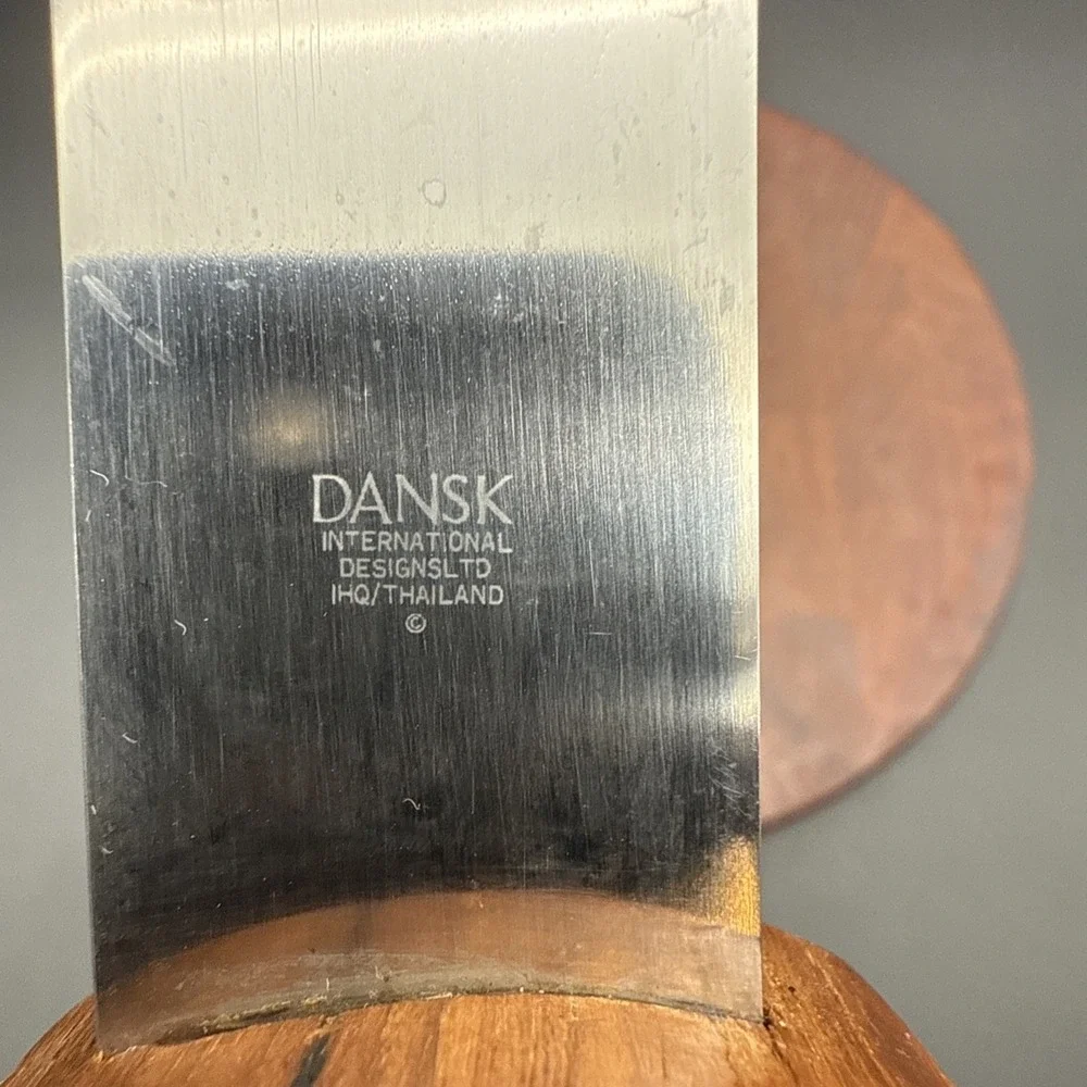 VTG Jens Quistgaard for Dansk Teak Cheese Cutting Board with Built in Knife 11.5